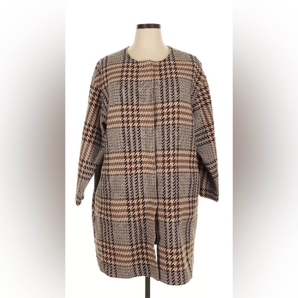 J.jill XL petite wool blend snap front topper cardigan sweater jacket